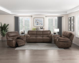 Proctor Brown Microfiber Power Reclining Chair from Homelegance - Luna Furniture