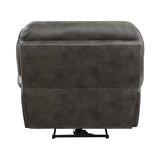 Proctor Gray Microfiber Power Reclining Chair from Homelegance - Luna Furniture