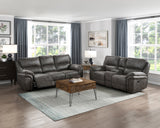 8517GRY-3 Double Reclining Sofa - Luna Furniture