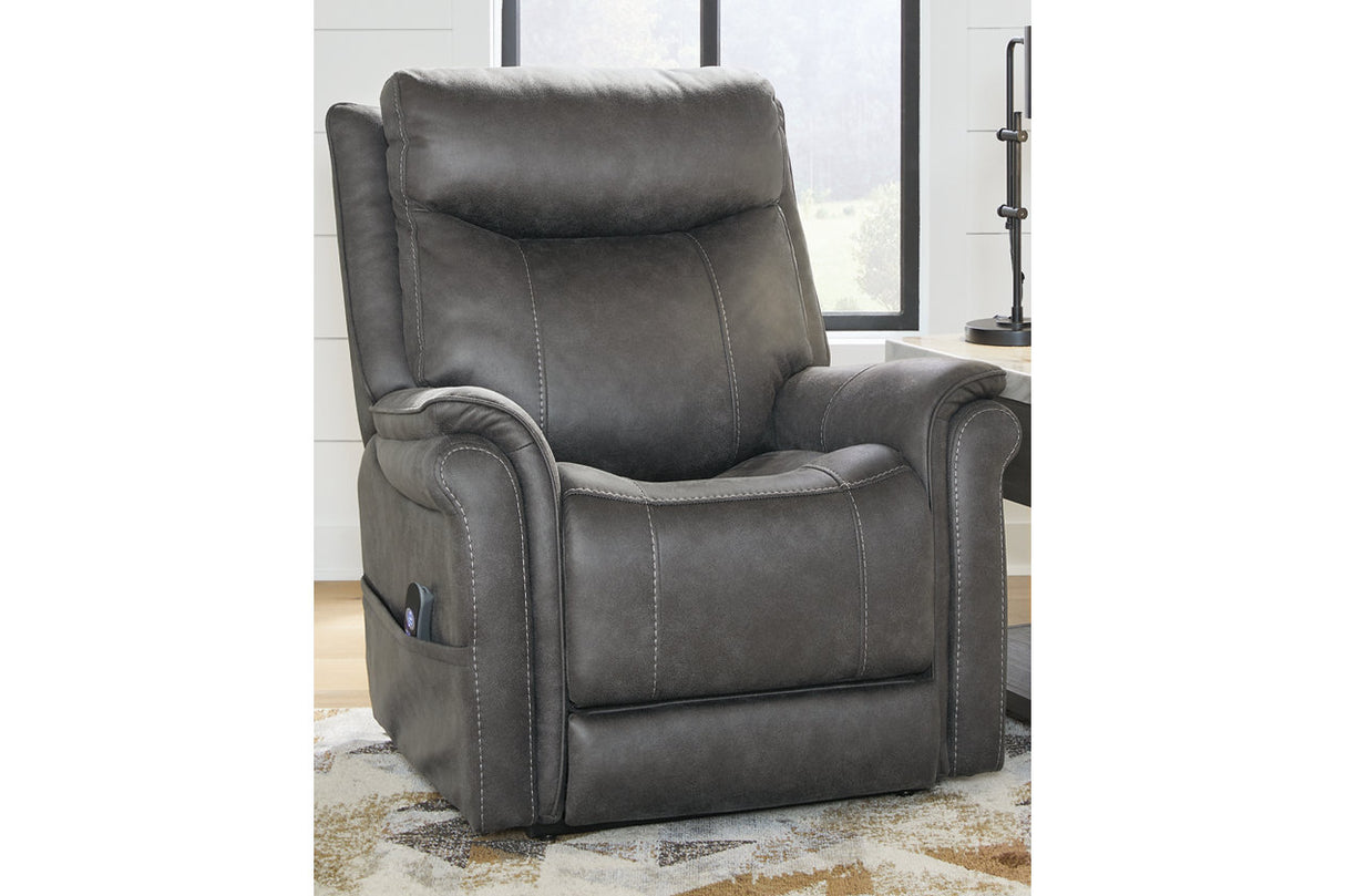 Lorreze Steel Power Lift Recliner -  - Luna Furniture