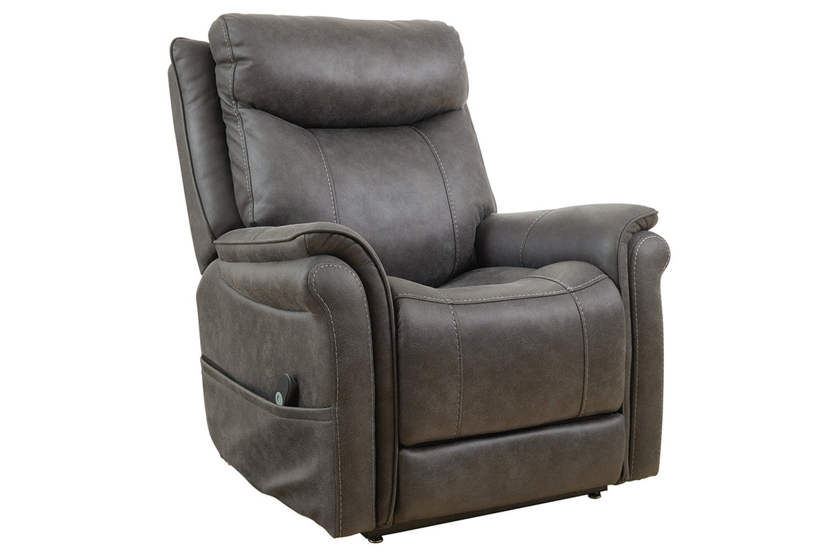 Lorreze Steel Power Lift Recliner -  - Luna Furniture