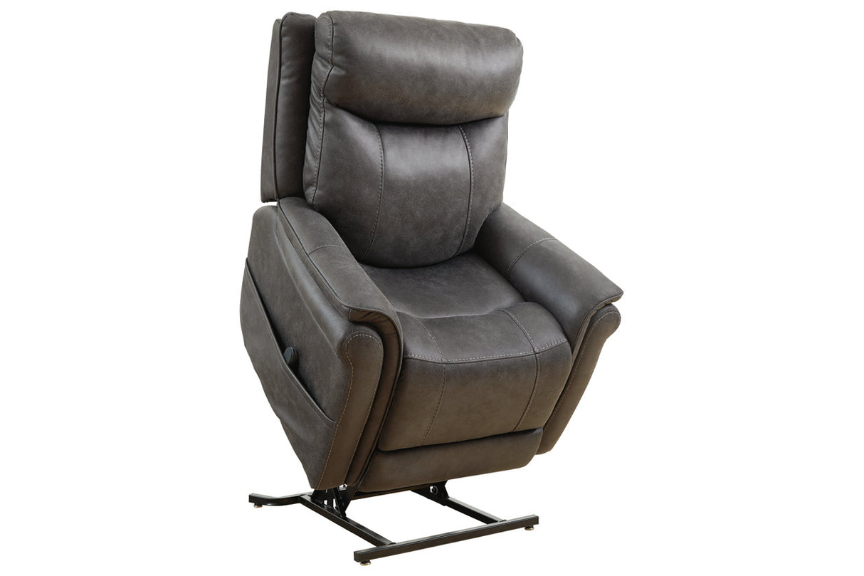 Lorreze Steel Power Lift Recliner -  - Luna Furniture