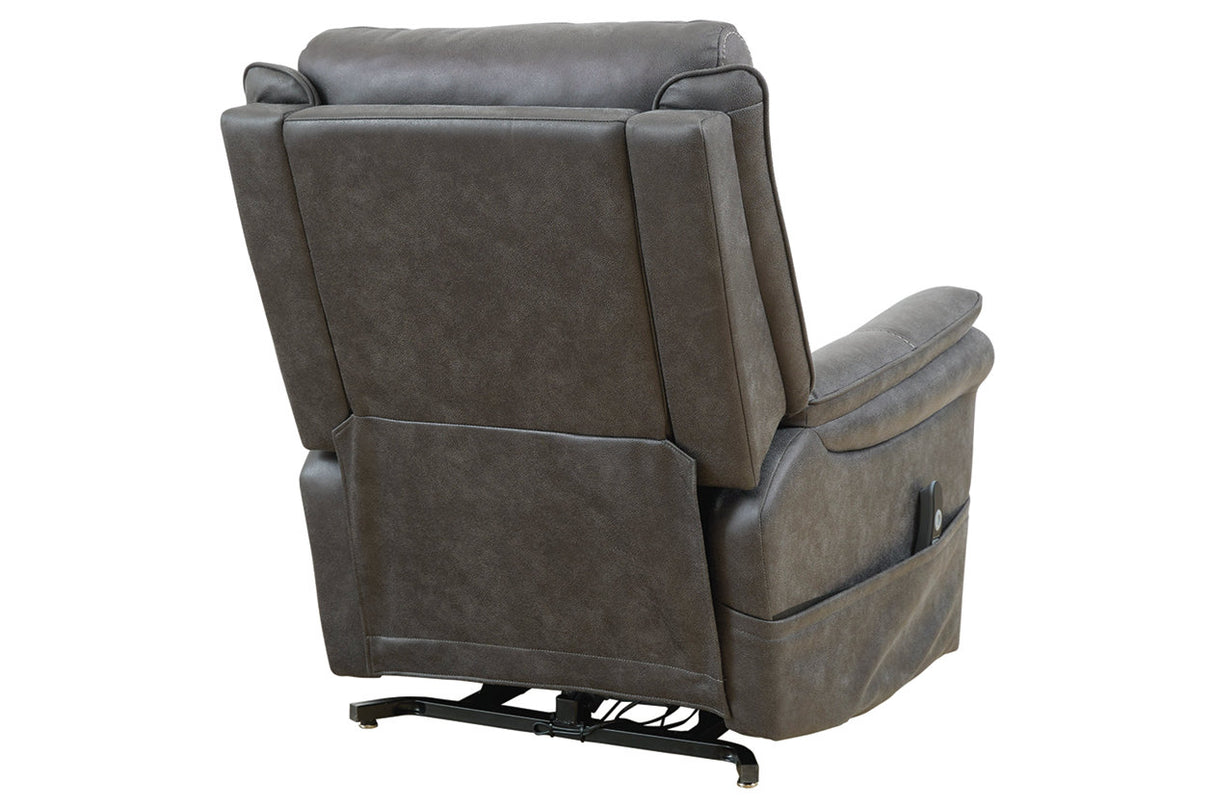 Lorreze Steel Power Lift Recliner -  - Luna Furniture