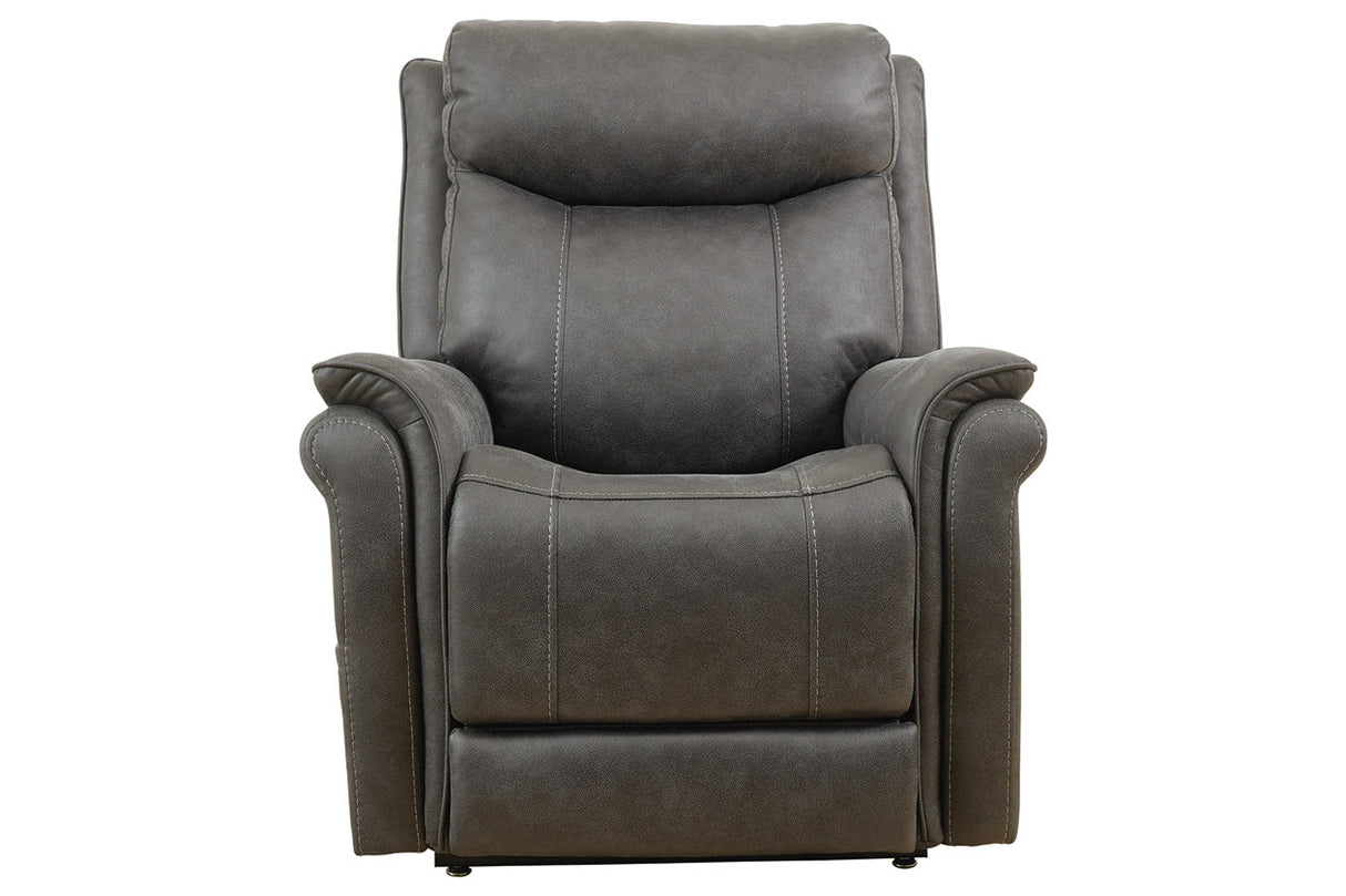 Lorreze Steel Power Lift Recliner -  - Luna Furniture