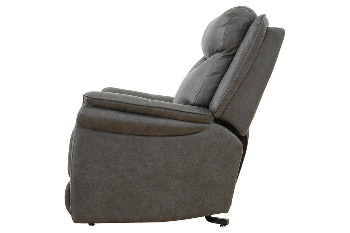 Lorreze Steel Power Lift Recliner -  - Luna Furniture