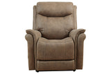 Lorreze Driftwood Power Lift Recliner -  - Luna Furniture