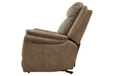 Lorreze Driftwood Power Lift Recliner -  - Luna Furniture