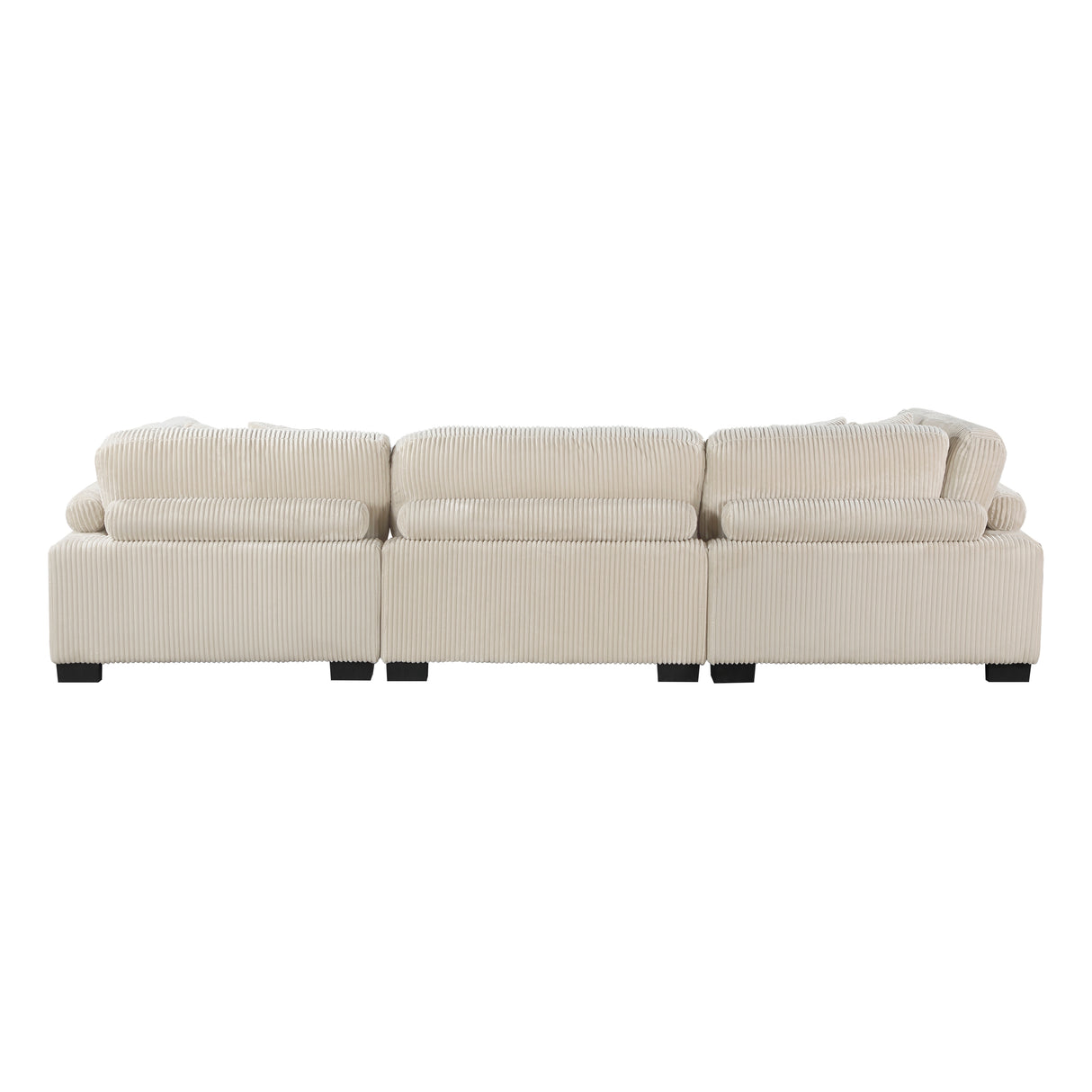 8555BE*4OT (4)4-Piece Modular Sectional with Ottoman - Luna Furniture