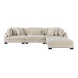 8555BE*4OT (4)4-Piece Modular Sectional with Ottoman - Luna Furniture