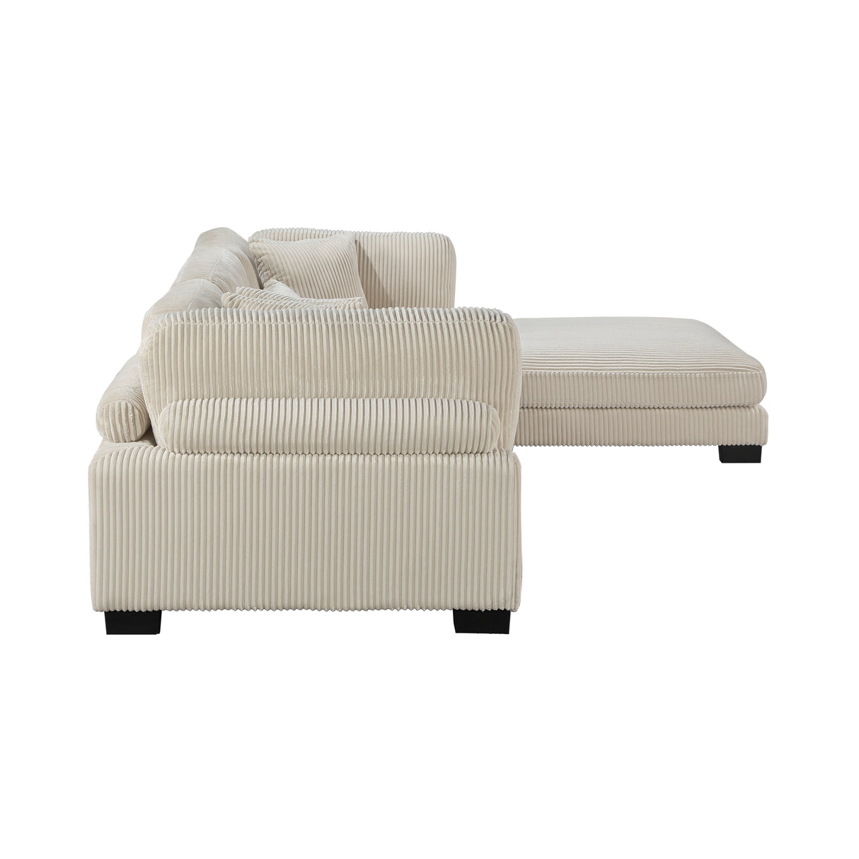 8555BE*4OT (4)4-Piece Modular Sectional with Ottoman - Luna Furniture