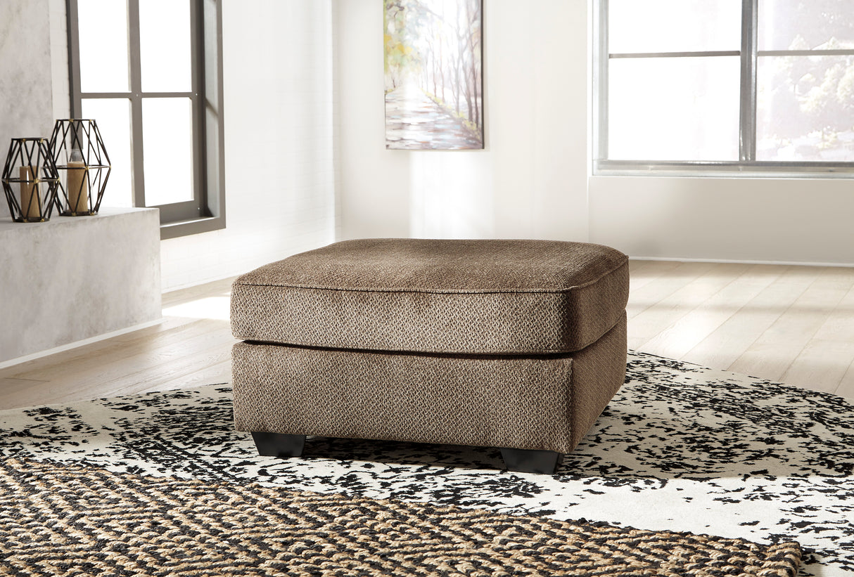 Graftin Teak Oversized Accent Ottoman -  - Luna Furniture