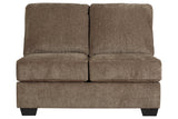 Graftin Teak 3-Piece RAF Chaise Sectional -  Ashley - Luna Furniture