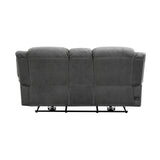 9204CC-2PW Power Double Reclining Love Seat with Center Console - Luna Furniture