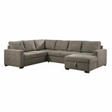 Elton Brown RAF Storage Sleeper Sectional from Homelegance - Luna Furniture