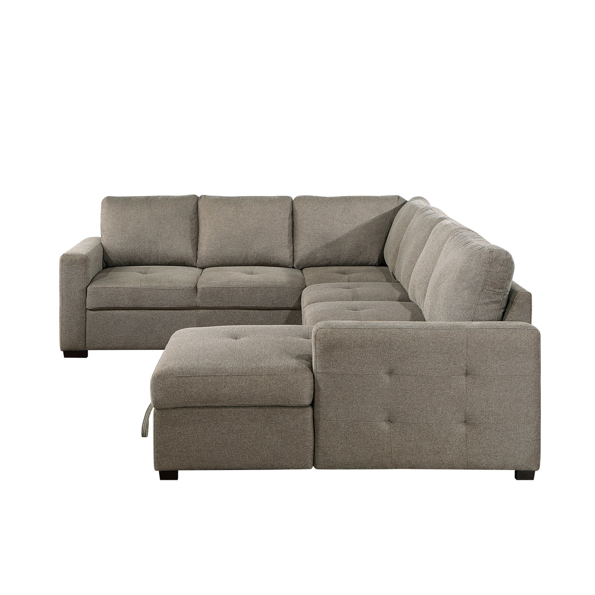 Elton Brown RAF Storage Sleeper Sectional from Homelegance - Luna Furniture