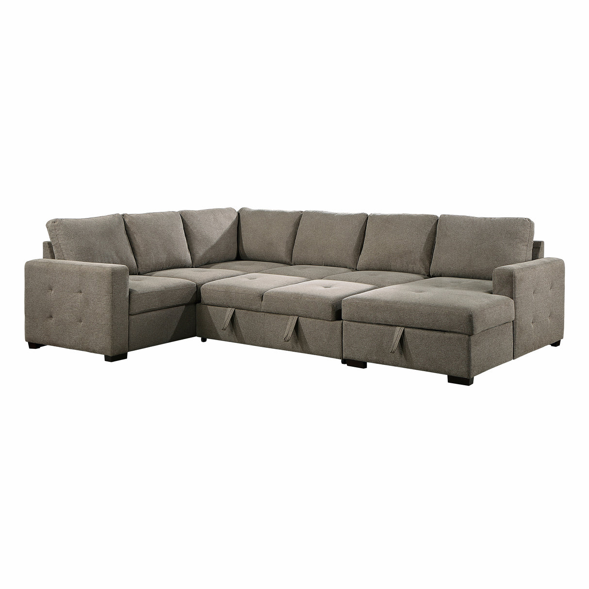 Elton Brown RAF Storage Sleeper Sectional from Homelegance - Luna Furniture