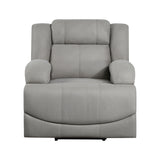 Camryn Gray Power Reclining Chair from Homelegance - Luna Furniture