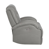 Camryn Gray Power Reclining Chair from Homelegance - Luna Furniture