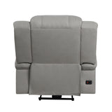 Camryn Gray Power Reclining Chair from Homelegance - Luna Furniture