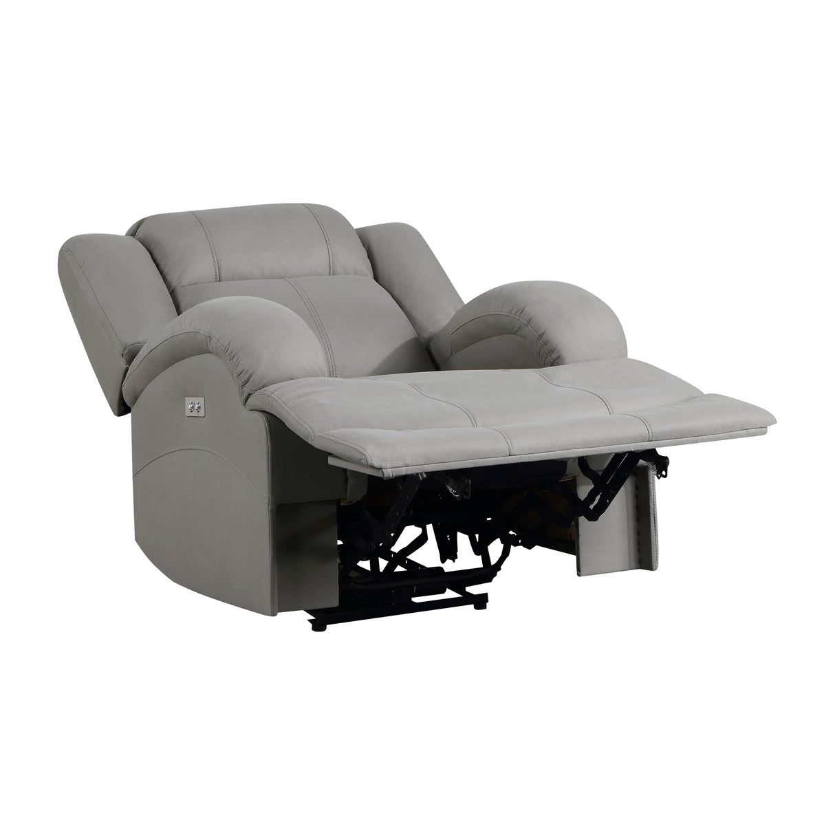 Camryn Gray Power Reclining Chair from Homelegance - Luna Furniture