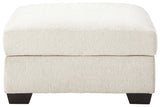 Cambri Snow Ottoman With Storage from Ashley - Luna Furniture