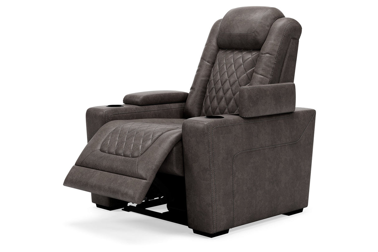 HyllMont Gray Recliner -  - Luna Furniture