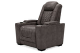 HyllMont Gray Recliner -  - Luna Furniture