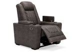 HyllMont Gray Recliner -  - Luna Furniture