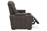 HyllMont Gray Recliner -  - Luna Furniture