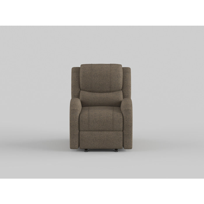 Foxcroft Brown Chenille Power Reclining Chair from Homelegance - Luna Furniture