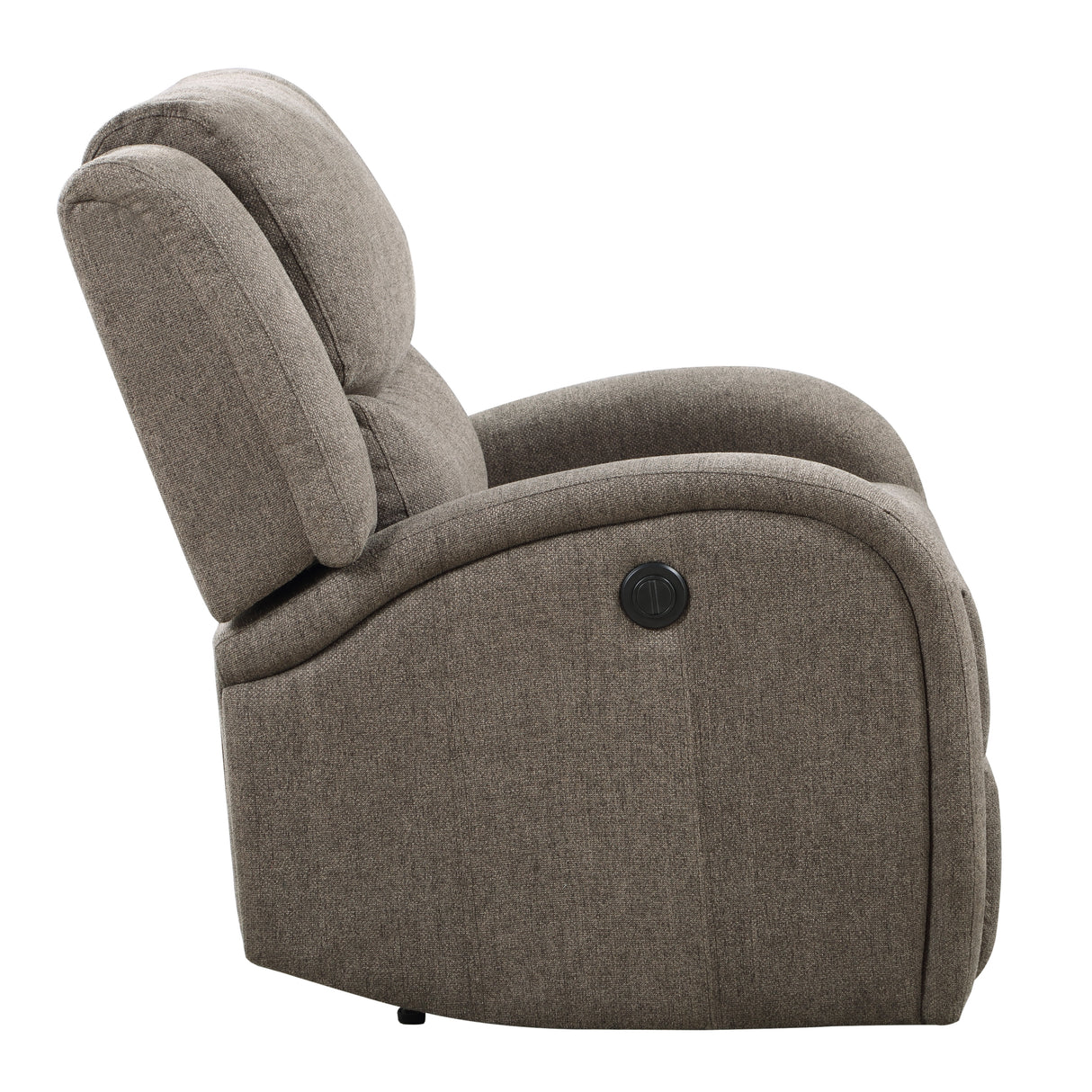 Foxcroft Brown Chenille Power Reclining Chair from Homelegance - Luna Furniture