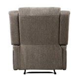 Foxcroft Brown Chenille Power Reclining Chair from Homelegance - Luna Furniture