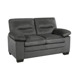 Keighly Dark Gray Loveseat from Homelegance - Luna Furniture