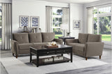 Dunleith Light Brown Velvet Living Room Set -  Homelegance - Luna Furniture