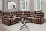 9405BR*6LRRR (6)6-Piece Modular Power Reclining Sectional - Luna Furniture