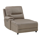 9429TP*4LCRRPWH (4)4-Piece Modular Power Reclining Sectional with Power Headrest and Left Chaise - Luna Furniture