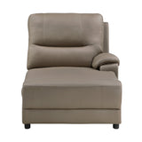 LeGrande Taupe Modular RAF Power Reclining Sectional from Homelegance - Luna Furniture