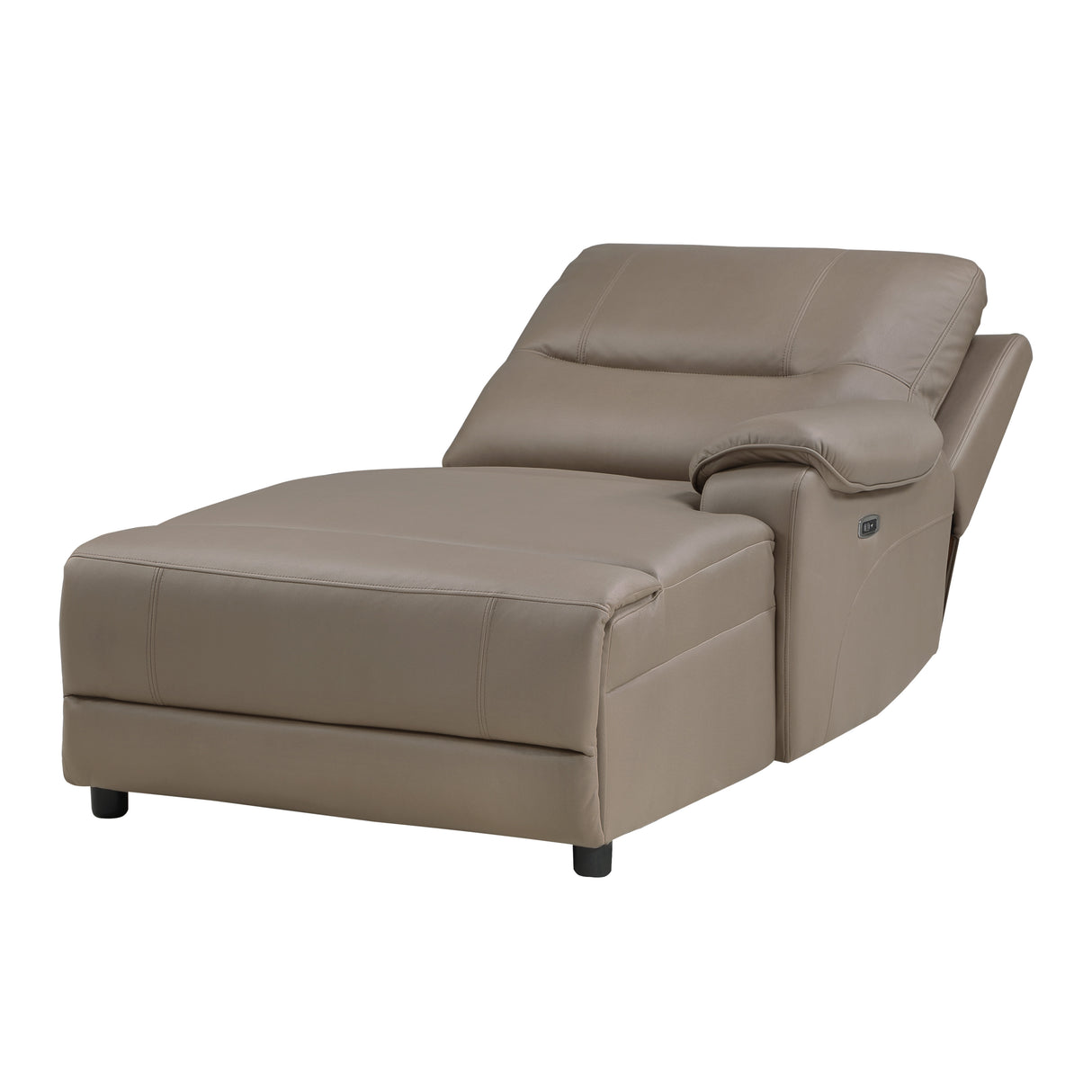 LeGrande Taupe Modular RAF Power Reclining Sectional from Homelegance - Luna Furniture