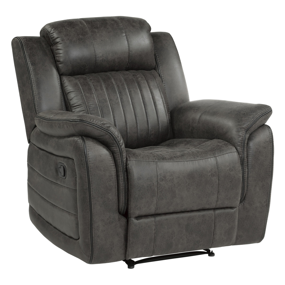 Centeroak Brownish Gray Reclining Chair from Homelegance - Luna Furniture