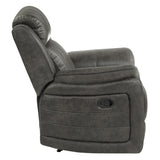 Centeroak Brownish Gray Reclining Chair from Homelegance - Luna Furniture