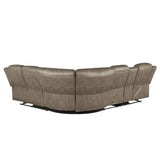 9479SDB*SC (3)3-Piece Reclining Sectional with Left Console - Luna Furniture