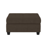 9507CHC*3OT (2)2-Piece Reversible Sectional with Drop-Down Cup Holders and Storage Ottoman - Luna Furniture