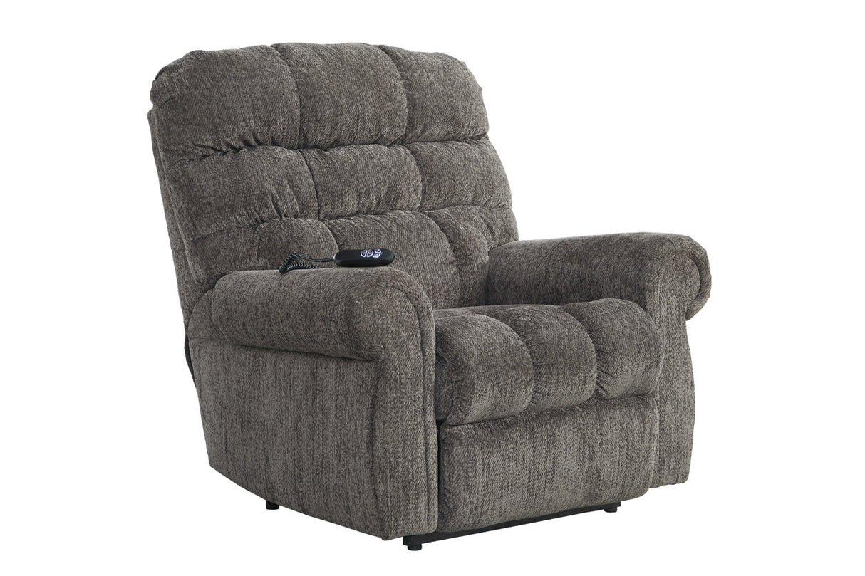 Ernestine Slate Power Lift Recliner -  - Luna Furniture