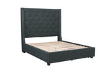 Fairborn Gray King Upholstered Storage Platform Bed