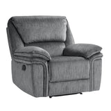 Muirfield Gray Reclining Chair from Homelegance - Luna Furniture