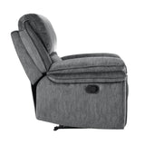 Muirfield Gray Reclining Chair from Homelegance - Luna Furniture