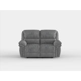 Muirfield Gray Double Reclining Loveseat from Homelegance - Luna Furniture