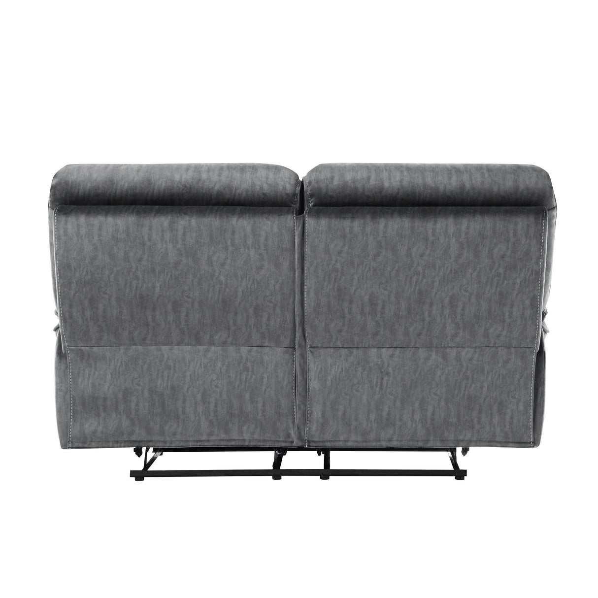 Muirfield Gray Double Reclining Loveseat from Homelegance - Luna Furniture