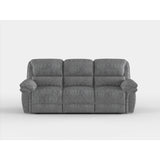 Muirfield Gray Double Reclining Sofa from Homelegance - Luna Furniture