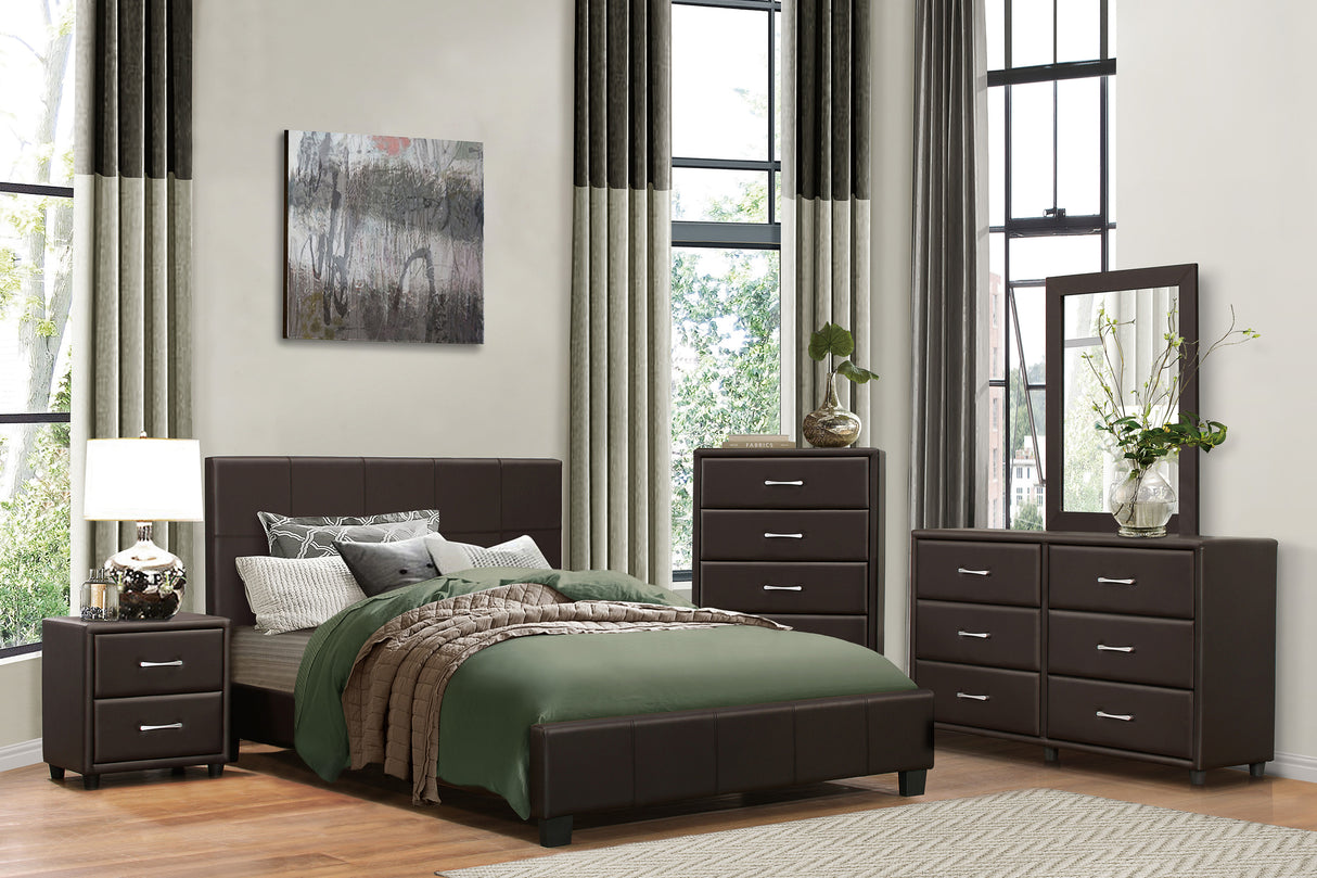 Lorenzi Dark Brown Mirror